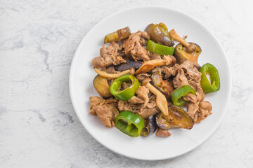 豚肉と野菜のオイスターソース炒め