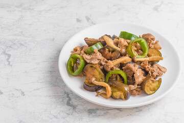 豚肉と野菜のオイスターソース炒め