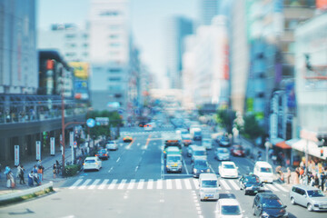 大阪の都市風景 ぼかしイメージ