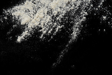 Abstract white powder particle texture