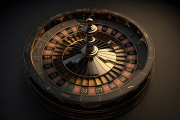 casino wheel of fortune created using AI Generative Technology