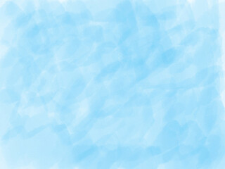 Pastel color summer blue sky abstract or natural watercolor paint background 