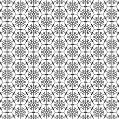 Abstract geometric seamless pattern repeating geometric black and white texture geometric decoration