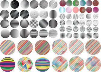 Set of spheres . Lines constructed transparent sphere .Vector  .Technology sphere Logo . Design element for posters, social media, templates, flyers, brochures . Abstract trendy transparent circles