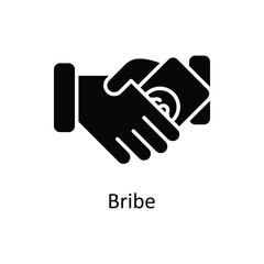 Bribe Vector Solid Icons. Simple stock illustration stock
