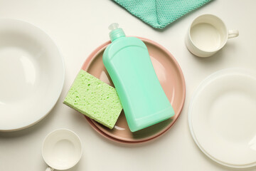 Detergent, accessories for dish washing and cleaning