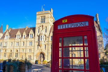 Fototapeta premium UK, Oxford, 23.03.2023:&nbsp;Balliol College one of Oxford’s oldest colleges; the oldest academic institution in the English-speaking world still on its original site,&nbsp;located on the Broad Str in Oxford.&nbsp;