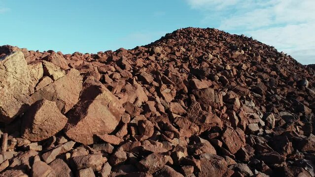 Outback Australia aerial view series Pilbara region 4K