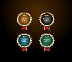 GOLD PREMIUM LABEL DESIGN