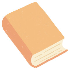 Book cartoon pastel painting