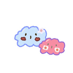 Jelly cloud and twin 