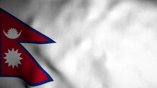 Nepal Looped Flag