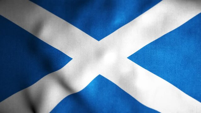 Scotland Looped Flag