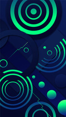 the abstract flat gradient phone wallpaper in neon colors