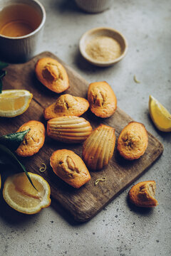 madeleines g&acirc;teau moelleux fait maison aux citron
