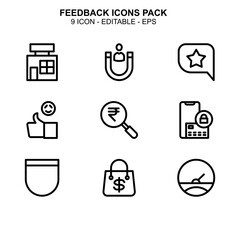 Feedback icon or logo isolated sign symbol vector illustration - Collection of high quality black style vector icons 
