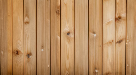 Fototapeta premium Light wooden wall texture (Generative AI)