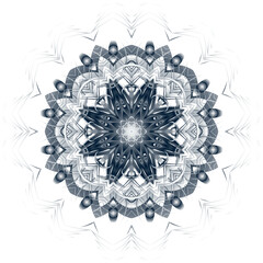 Beautiful round pattern. Vector file for designs.