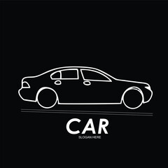 Free vector car logo template design illustration