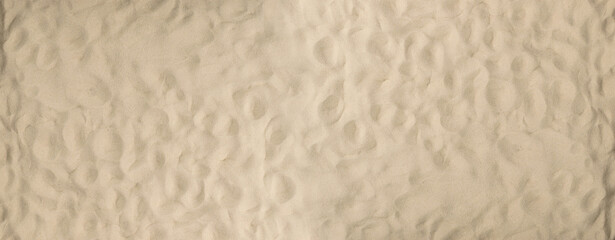 Fototapeta na wymiar Sand Texture, Sandy Beach Background, Wave Desert Pattern, Beige Dune Surface Mockup with Copy Space