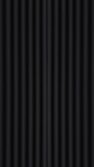 Obraz premium Black metal texture steel pattern. Grey line curve design on abstract black background. Dark horizontal template or banner, business backdrop. Abstract background with soft waves. 3D illustration