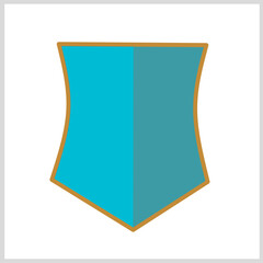 Shield icon green color. Vector Illustration for Icon, Symbol, Logo etc