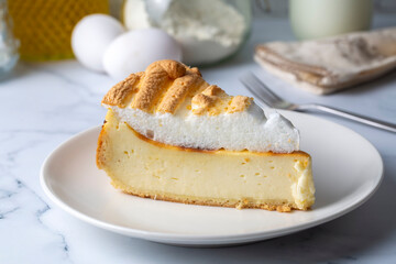 German cake, San Sebastian cheesecake or Kâsesahne
