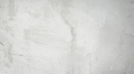 Obraz na płótnie Canvas Rough white cement wall, cement background texture (Generative AI)