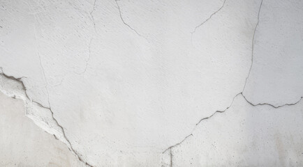 Obraz premium Rough white cement wall, cement background texture (Generative AI)