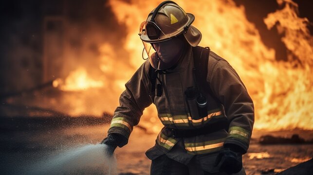 trabajo de bombero