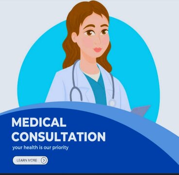 A Madical Consultation Template for Doctor. Template for Hospital.Dwonload Template
