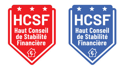 HCSF - haut conseil de stabilité financière - obrazy, fototapety, plakaty