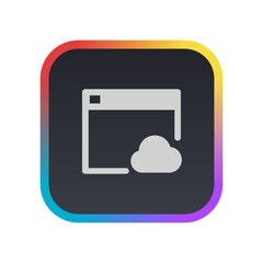 Cloud Browsing - Pictogram (icon) 