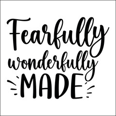 fearfully wonderfully made SVG