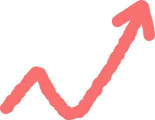 Hand drawn arrow illustration