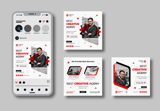 Business Social Media Post Design Template