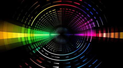 Obraz premium abstract background with glowing lines, Generative AI