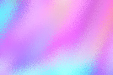 Unicorn rainbow fbackground, holographic foil texture , gradient backdrop vector illustration for web design.