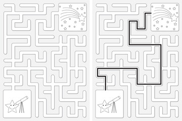 Easy little star maze