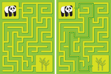 Easy panda maze © nahhan