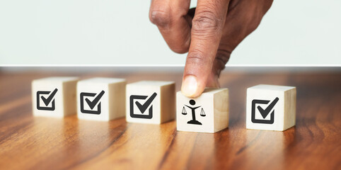 Business ethics and compliance concept. Ethical investment, sustianable development. Business integrity and moral. The effective compliance and ethics culture in workplace