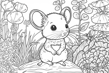 Mice to Meet You: A Fun Mouse Pet Coloring Book, Generative AI