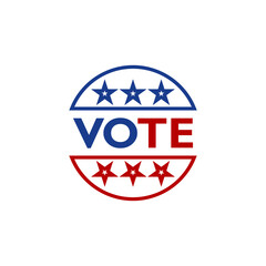 Vote icon isolated on transparent background