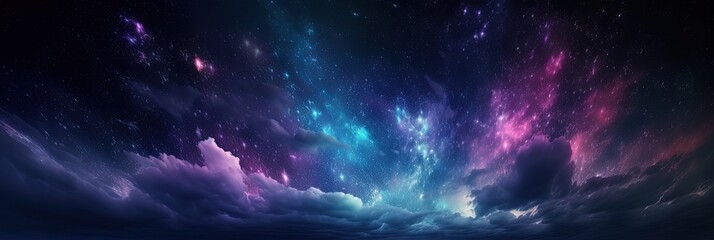 Enchanted Stellar Night  A Rich Palette of Mystical Skies, Generative AI