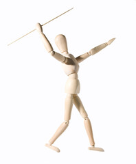 Throwing the javelin