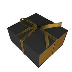 Gold and Dark Gift Box