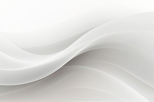 Simple White Background with Soft Colored Smooth Lines © Jonki
