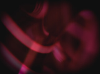 Geometric Abstract Architectural Details with Fuchsia Lighting 