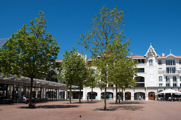 Naklejka premium une place dans le centre d'Arcachon