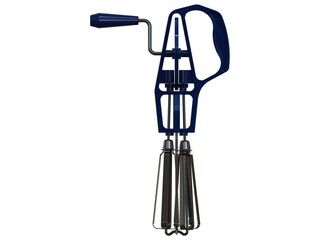 Naklejka premium Hand Whisk Egg Beater Mixer 3D model